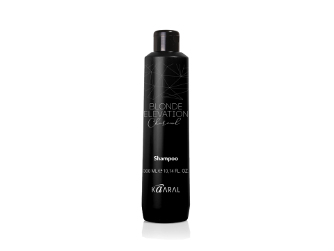 KAARAL CHARCOAL šampūnas su anglimi šviesintiems, balintiems plaukams (300 ml)